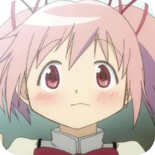 😋 emoji Kaname Madoka 🎀 @MadokaMagicaDailyConfession Telegram sticker 18 of 120