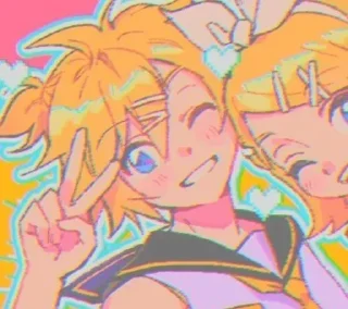 Sticker from Кагамине Лен💛купите мне комп