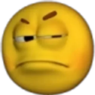 🤨 emoji @CLOOBHUB <- БОЛЬШЕ Telegram sticker 14 of 118