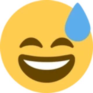 😅 emoji @CLOOBHUB <- БОЛЬШЕ Telegram sticker 21 of 118