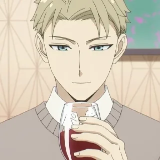 🍷 emoji sᴘʏ x ғᴀᴍɪʟʏ Telegram sticker 18 of 50