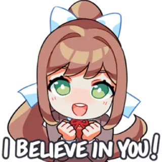 Sticker from DDLC