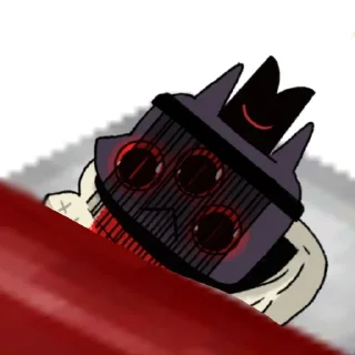🥱 emoji the one who waits. by: @pikuniku_0 Telegram sticker 11 of 20