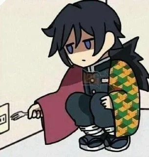 😵 emoji Tomioka Telegram sticker 9 of 101