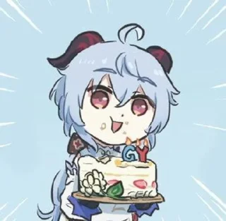 🎂 emoji ГЕНШИНМЕМЕ 4ч. 💥💥🙈 Telegram sticker 6 of 74