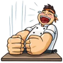 Sticker from Sushi Chef