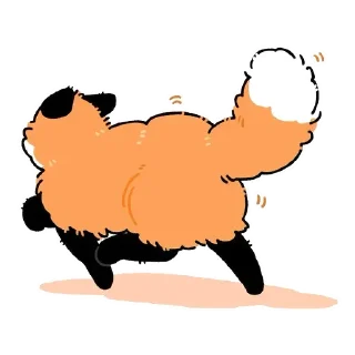 @foxchannel_ru Numsiri fox sticker 4