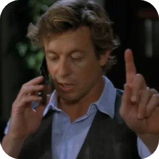 ✋ emoji Патрик Джейн Telegram sticker 16 of 51