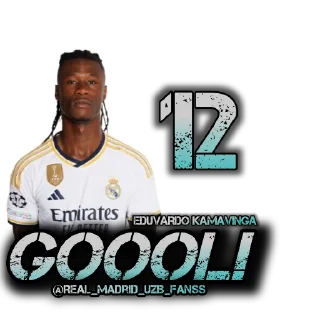 ⚽️ emoji Real Madrid 2023/24 @Real_Madrid_UZB_Fanss Telegram sticker 17 of 27
