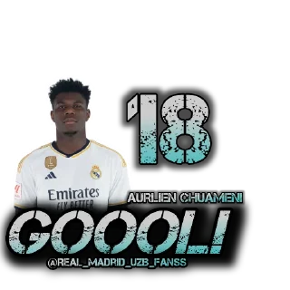 ⚽️ emoji Real Madrid 2023/24 @Real_Madrid_UZB_Fanss Telegram sticker 18 of 27