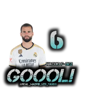 ⚽️ emoji Real Madrid 2023/24 @Real_Madrid_UZB_Fanss Telegram sticker 8 of 27