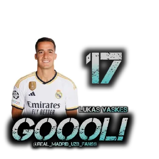 ⚽️ emoji Real Madrid 2023/24 @Real_Madrid_UZB_Fanss Telegram sticker 9 of 27