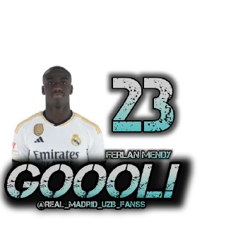 ⚽️ emoji Real Madrid 2023/24 @Real_Madrid_UZB_Fanss Telegram sticker 12 of 27