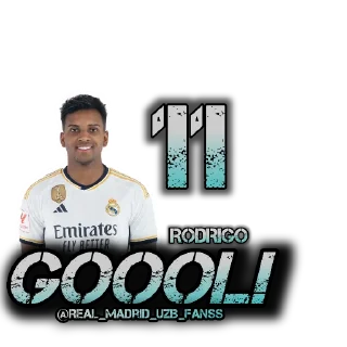 ⚽️ emoji Real Madrid 2023/24 @Real_Madrid_UZB_Fanss Telegram sticker 22 of 27