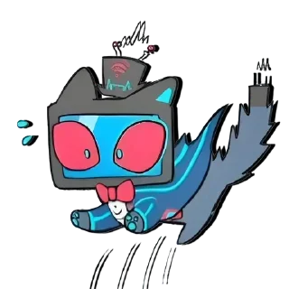 Sticker from Коты Отель Хазбин ➩ @Earth928B