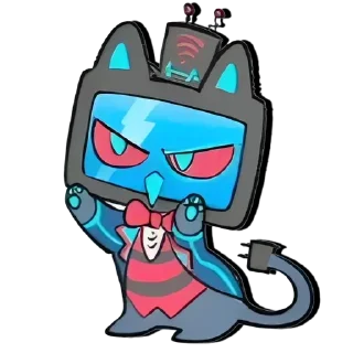 Sticker from Коты Отель Хазбин ➩ @Earth928B