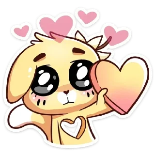 ❤ emoji люпимка Telegram sticker 15 of 88