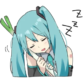 Sticker from hatsune miku^^