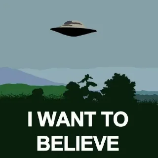 Sticker from I want to believe @iwtb_st