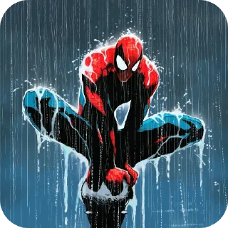 Sticker from Spider-Man