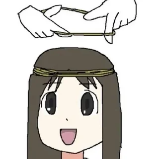😃 emoji Azumanga Daioh Telegram sticker 20 of 53