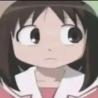 😒 emoji Azumanga Daioh Telegram sticker 22 of 53