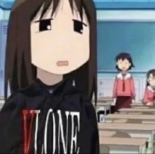 😯 emoji Azumanga Daioh Telegram sticker 19 of 53