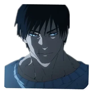 Sticker from Toji Fushiguro •anime• @StickersAnimeandManga