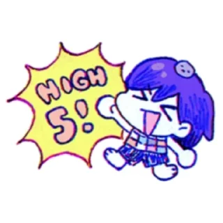 Sticker from omori!