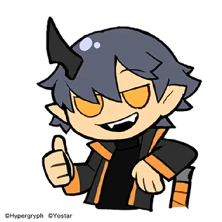 👍 emoji maleknights | amax_8 Telegram sticker 24 of 27