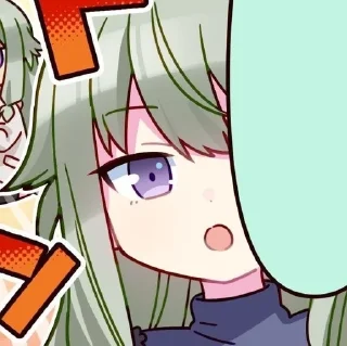 😘 emoji Нене Кусанаги 🌷 Telegram sticker 20 of 80