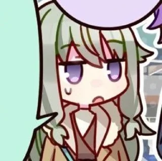 😐 emoji Нене Кусанаги 🌷 Telegram sticker 22 of 80