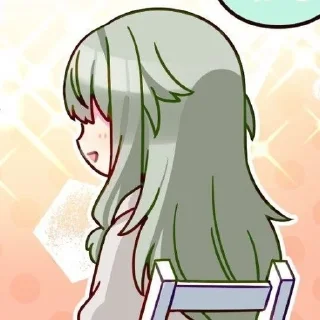 😇 emoji Нене Кусанаги 🌷 Telegram sticker 15 of 80