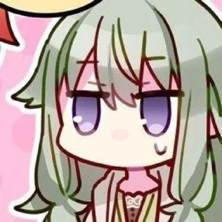 😑 emoji Нене Кусанаги 🌷 Telegram sticker 13 of 80
