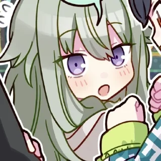 😮 emoji Нене Кусанаги 🌷 Telegram sticker 11 of 80