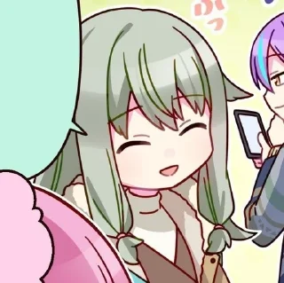 😙 emoji Нене Кусанаги 🌷 Telegram sticker 12 of 80