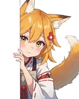 🦊 emoji senko san ai ¦ pt 1 Telegram sticker 18 of 28