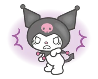 Sticker from Kuromi by @anime_stickerr