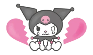 Sticker from Kuromi by @anime_stickerr