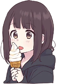 🍦 emoji Menhera-chan Animation 2 ENG :: @line_stickers Telegram sticker 17 of 48