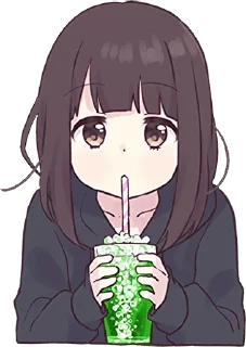 🥤 emoji Menhera-chan Animation 2 ENG :: @line_stickers Telegram sticker 16 of 48