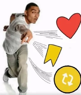 🫦 emoji Тик ток картинки✌️✌️✌️ Telegram sticker 23 of 58