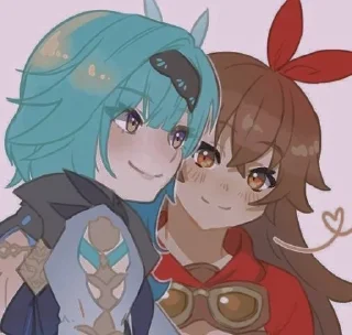 Sticker from eula x amber<3