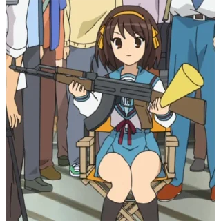 Sticker from Haruhi Suzumiya 3000