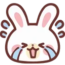 HD lovely bunny  ♡  @ririmoji
  by natsumi (line) sticker preview 4