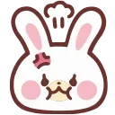 HD lovely bunny  ♡  @ririmoji
  by natsumi (line) sticker preview 3