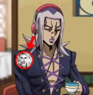 Sticker from JoJo