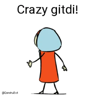 ✋️ emoji Crazy @Qonshubot Telegram sticker 2 of 31