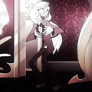 👰 emoji БОЛЬШЕ ⇨ @CLOOBHUB ЧАРЛИ ОТЕЛЬ ХАЗБИН CHARLIE ТГ Telegram sticker 19 of 84