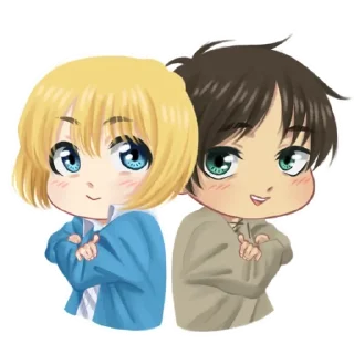 🤝 emoji Shingeki Telegram sticker 16 of 37
